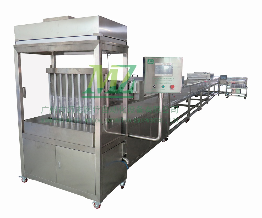 預充式培養(yǎng)皿灌裝生產流水線